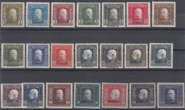 Austria Occupation Of Serbia In WWI Serbien Overprint 1914/1916 Mi#1-21 Mint Never Hinged - Unused Stamps