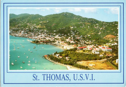 Aerial View Of Downtown-Charlotte Amelie, St.Thomas, US Virgin Islands (J.Diaz) - Jungferninseln, Amerik.