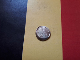 BELGIQUE BAUDOUIN I 25 CENTIMES 1969FL BELLE FRAPPE CASQUETTE - 25 Cent