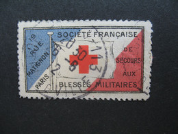 Vignette - Label Stamp - Vignetta Filatelico Aufkleber France  Secours Aux Blessés Militaires  Croix Rouge - Red Cross