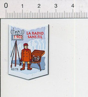 Magnet Le Gaulois Inventions 1902 Invention De La Radio Sans Fil TSF ( Marconi ?? ) Mag13 - Magnets