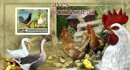 Guinea Bissau 2007, Animals, Chicken, Goose, And Scout, Hen, Geese, BF IMPERFORATED - Ganzen