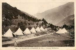 St Martin Vésubie * Camp Militaire * Régiment Militaria Chasseurs Alpins ? - Saint-Martin-Vésubie