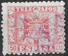 SPAIN # FROM 1949  MICHEL TE 84  TK: 11 1/4 - Telegraph