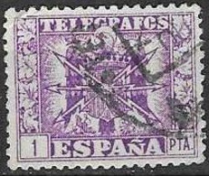 SPAIN # FROM 1949  MICHEL TE 93  TK: 13 1/2 - Telegraph