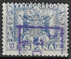 SPAIN # FROM 1949  MICHEL TE 95 TK: 13 1/2 - Telegraph