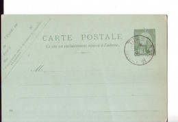 62 C  Entier Postal De Tunisie - Lettres & Documents