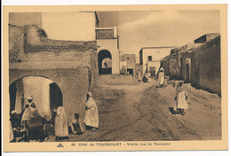 CPA ALGERIE Environs De TOUGGOURT Vieille Rue De Temacine - Sonstige & Ohne Zuordnung