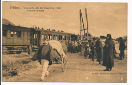 Rare CPA ITALIE Pellaro Terremoto Del 28 Dicembre 1908 Trasporta Di Feriti - Other & Unclassified