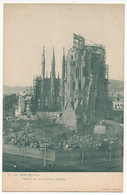 Rare CPA ESPAGNE BARCELONE BARCELONA Templo De La Sagrada Familia N°176 Gaudi - Barcelona
