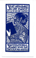 CPM 3 ème Foire Internationale Du Livre Féministe 1988 Montréal Féminisme - Montreal