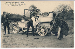 CPA 49 ANGERS Circuit De L'Anjou 1909 Grand Pric De L'A.C.F. Une Panne De Pneu N°40 - Angers