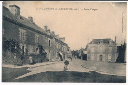 CPA 49 SAINT LAMBERT DU LATTAY Route D'Angers Plan Rare - Altri & Non Classificati