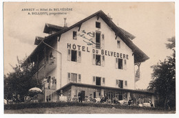 CPA 74 ANNECY Hôtel Du Belvédère A. Belluffi Propriétaire - Annecy