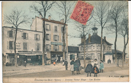 CPA 94 CHOISY LE ROI Avenue Victor Hugo Les Ecoles Colorisée - Choisy Le Roi