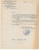 1964 PARIS OFFICE ANCIENS COMBATTANTS POUR ROUSSEAUX MARCEL - LETTRE TYPOGRAPHIQUE - Documents