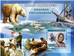 Guinea Bissau 2007, Explorers II, Amundsen, Dogs, Polar Bears, BF - Arctic Tierwelt