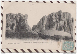 Delcampe - 5AH1986  LES ENVIRONS DE LODEVE - LE PAS DE L ESCALETTE 2 SCANS - Lodeve