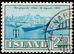 Island 1961 // 352 O Reykjavik - Used Stamps