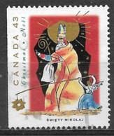 Canada 1993. Scott #1499a Single (U) Christmas, Swiety Mikolaj - Francobolli (singoli)