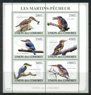 Comoro Is 2009 Birds, Kingfisher MS MUH - Comores (1975-...)