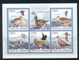 Comoro Is 2009 Birds, Wading Birds MS MUH - Comores (1975-...)