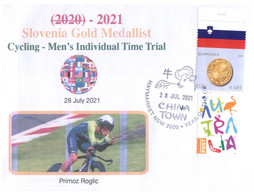 (V V 23 A) 2020 Tokyo Summer Olympic Games - Slovenia Gold Medal - 28-7-2021 - Cycling Time Trial - Eté 2020 : Tokyo