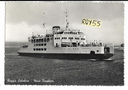 Navi Traghetti Calabria Reggio Calabria Nave Traghetto Aspromonte In Navigazione Anni 50 - Ferries