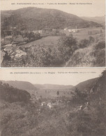 FAUCOGNEY VALLEE DU BREUCHIN ROUTE DE CORRAVILLERS RARE + LE MAGNY 1918 - Autres & Non Classés