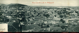 Панорама Ha Пловдив Panorama De La Ville De Philippopoli 1903 9 Par 42 Cm - Bulgaria