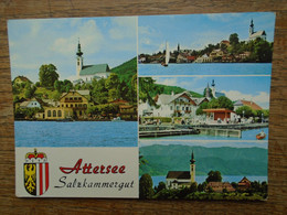 Autriche , Attersee , Salzkammergut "" Beau Timbre Et Cachet "" - Attersee-Orte