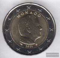 Monaco MON 9 2021 Stgl./unzirkuliert Stgl./unzirkuliert 2021 Kursmünze 2 Euro - Monaco