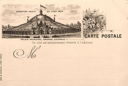 Lyon * !!!! CPA Pionnière Précurseur 1894 !!!! Exposition Universelle , Palais Principale Grande Coupole - Sonstige & Ohne Zuordnung