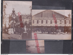 Au Plus Rapide Albuminé Marseille Fête De La Fondation La Gare Saint Charles Le Port - Old (before 1900)