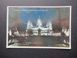 AK Exposition Coloniale Internationale De Paris 1931 Angkor Vue De Nuit Weltausstellung - Exposiciones