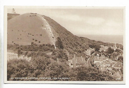 Photogravure Postcard, ST, BONIFACE DOWNS, VENTNOR, Houses, Hills Landscape. - Ventnor