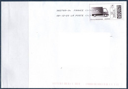 MonTimbrenLigne Camion La Poste Lettre Verte 20g Sur Enveloppe Oblitéré 08-12-20 - Francobolli Stampabili (Montimbrenligne)