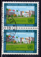 UNITED NATIONS GENEVE GINEVRA GENEVA ONU UN UNO 1969 1970 EUROPEAN OFFICE 0.30fr USATO USED OBLITERE' - Gebruikt