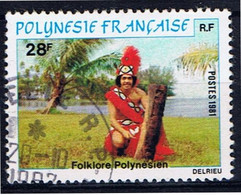 FP+ Polynesien 1981 Mi 330 Folklore - Oblitérés