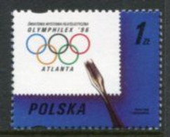 POLAND 1996 OLYMPHILEX Philatelic Exhibition  MNH / **.  Michel 3604 - Unused Stamps