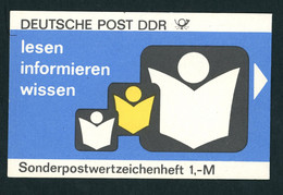 DDR Sonder Markenheftchen Michel Nummer SMHD27 Postfrisch Mit Mi.Nr. 2972 - Booklets