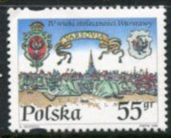 POLAND 1996 400th Anniversary Of Warsaw As Capital MNH / **.  Michel 3581 - Neufs