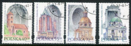 POLAND 1996 Architecture: Churches Used.  Michel 3573-76 - Used Stamps