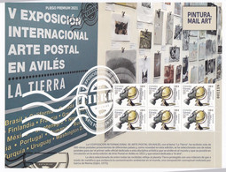 2021-ED. 5479 EN PLIEGO PREMIUM- Pintura.- Mail Art. Obra Seleccionada En La V Exposición Internacional Arte Postal En A - Feuilles Complètes