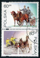 POLAND 1995 Pair Carriage-driving Championship  Used.  Michel 3553-54 - Used Stamps