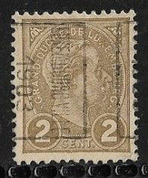 Luxembourg 1903 Prifix Nr. 13B - Vorausentwertungen