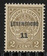 Luxembourg 1911 Prifix Nr. 74 - Voorafgestempeld