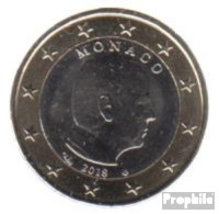 Monaco MON 7 2018 Stgl./unzirkuliert Stgl./unzirkuliert 2018 Kursmünze 1 Euro - Monaco