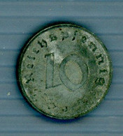 °°° Germania N. 30 - 10 Pfennig 1941 J Circolata°°° - 10 Reichspfennig