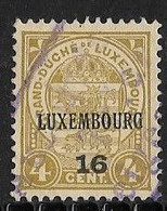 Luxembourg 1916 Prifix Nr. 106 Gestempeld - Preobliterati